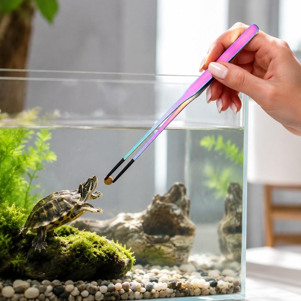 2PCS Stainless Steel Reptile F - đánh giá và giá Feeding Tong Stainless