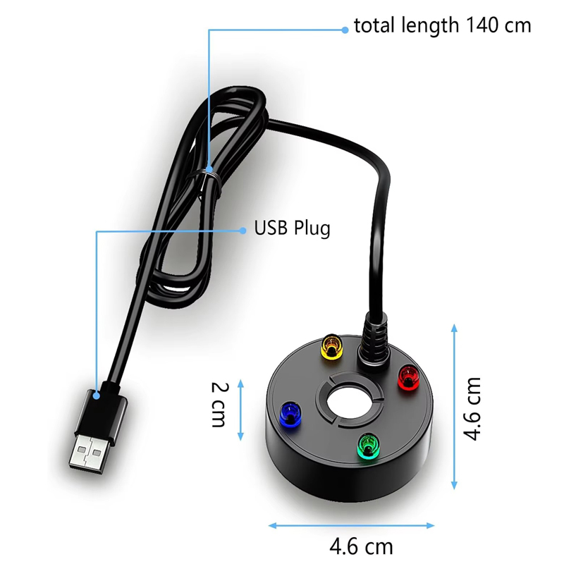 USB 4LED Ultrasonic Mist Maker - đánh giá và giá Terrarium Fogger Ultrasonic