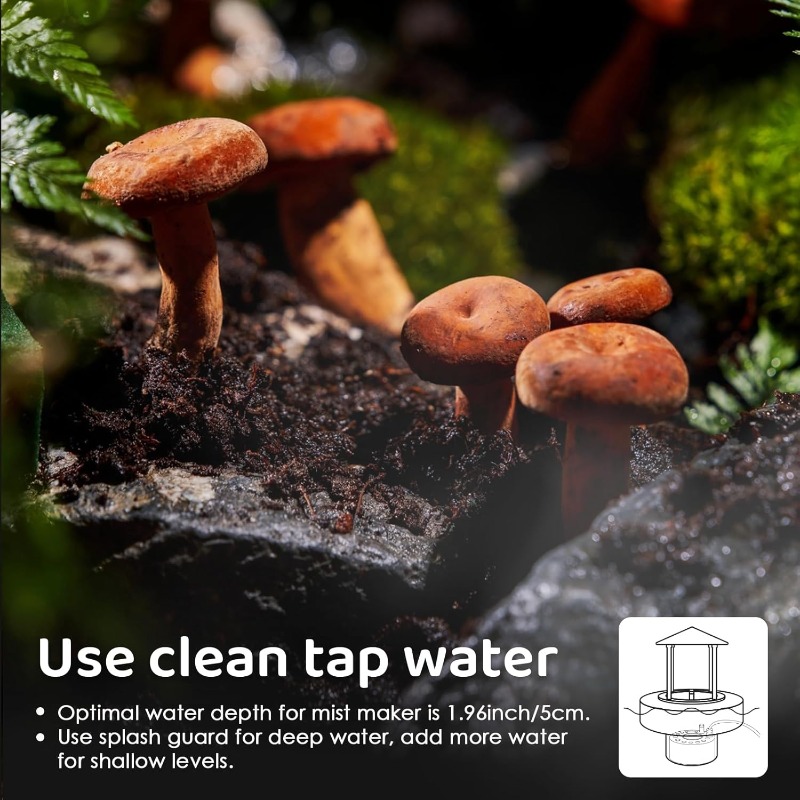 Ultrasonic Mist Maker Fogger U - đánh giá và giá Terrarium Fogger Ultrasonic
