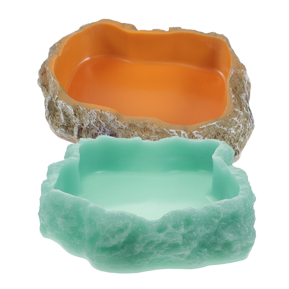 2Pcs Night Glow Reptile Food W - đánh giá và giá Water Dish Reptile