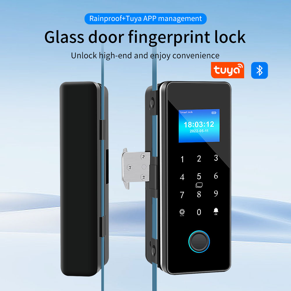 Waterproof Tuya APP Control Sl - đánh giá và giá Glass Door Hinge