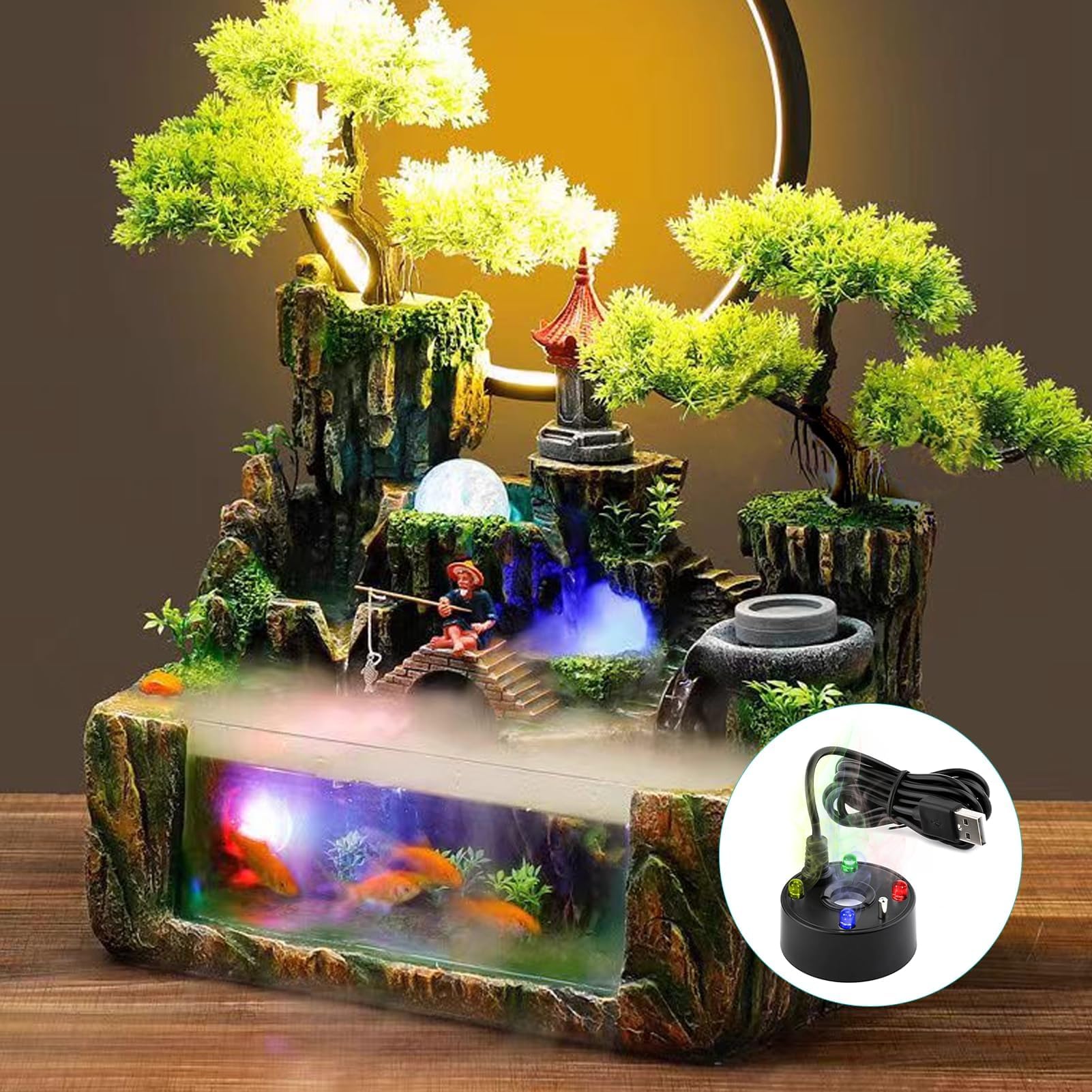 New 2026 5V USB Aquarium Air P - đánh giá và giá Terrarium Fogger Ultrasonic